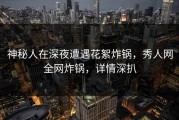 神秘人在深夜遭遇花絮炸锅，秀人网全网炸锅，详情深扒